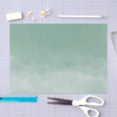 Papier Mousseline Aquarelle Sage (Artisanat)