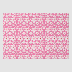 Papier Mousseline Aquarelle Sakura Fleur rose Motif sans couture
