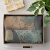 Papier Mousseline Aquarelle Sauvage Cheval Noir Découpage (Cadeau)