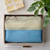 Papier Mousseline Aquarelle Seascapes Series Design 1 (Cadeau)