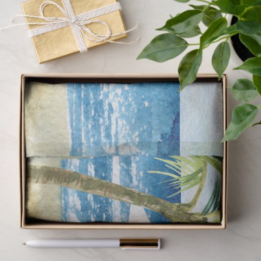 Papier Mousseline Aquarelle Seascapes Series Design 4 (Cadeau)