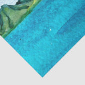 Papier Mousseline Aquarelle Seascapes Series Design 8 (Détail)