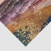 Papier Mousseline Aquarelle série coucher de soleil Design 5 (Détail)