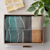 Papier Mousseline Aquarelle série coucher de soleil Design 6 (Cadeau)