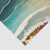 Papier Mousseline Aquarelle série coucher de soleil Design 6 (Détail)