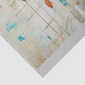 Papier Mousseline Aquarelle Shabby Chic Pink Peony S9 Découpage (Détail)