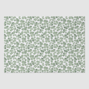 Papier Mousseline Aquarelle Shamrock St. Patrick's Clover Patterned