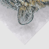 Papier Mousseline Aquarelle sibérienne (Détail)