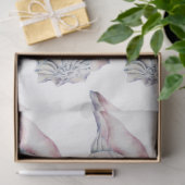 Papier Mousseline Aquarelle sous-marine SeaShell Series Design 15 (Cadeau)