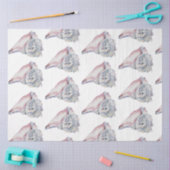 Papier Mousseline Aquarelle sous-marine SeaShell Series Design 15 (Artisanat)