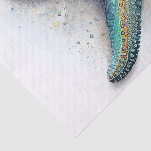 Papier Mousseline Aquarelle Starfish (Détail)