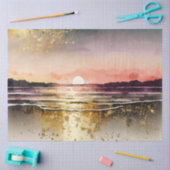 Papier Mousseline Aquarelle Sunset Series Design 14 (Artisanat)