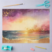 Papier Mousseline Aquarelle Sunset Series Design 9 (Artisanat)