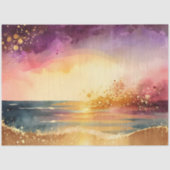 Papier Mousseline Aquarelle Sunset Series Design 9 (Recto)