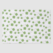 Papier Mousseline Aquarelle verte simple à quatre feuilles (Recto)