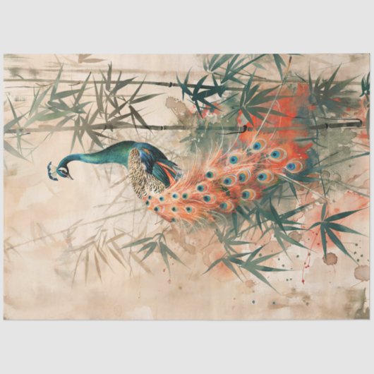 Papier Mousseline Aquarelle vintage (Recto)