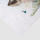 Papier Mousseline Aquarelle Wolf (Détail)