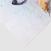 Papier Mousseline Aquarelle Wolf (Détail)