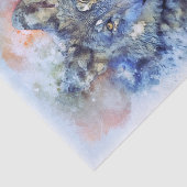 Papier Mousseline Aquarelle Wolf Grey Hunter (Détail)