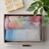 Papier Mousseline Aquarelles côtières Papier de tissus ou textiles (Cadeau)