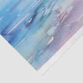 Papier Mousseline Aquarelles côtières Papier de tissus ou textiles (Détail)