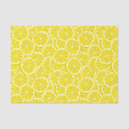 Papier Mousseline Aquarelles de citron (Recto)