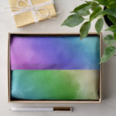Papier Mousseline Aquarelles Rainbow (Cadeau)