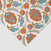 Papier Mousseline Arabe Boho élégant Floral Peacock marocain (Détail)