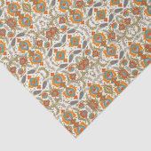 Papier Mousseline Arabe Boho élégant Floral Peacock marocain (Détail)