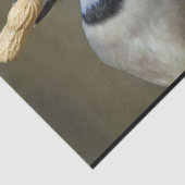 Papier Mousseline Arachide bleue (Détail)