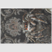 Papier Mousseline Araignée de regal noir complexe (Recto)