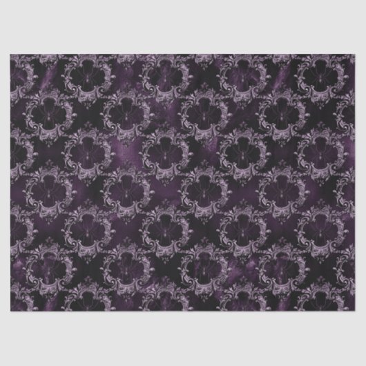 Papier Mousseline Araignées dans des cadres ornés sur une page de dé (Recto)