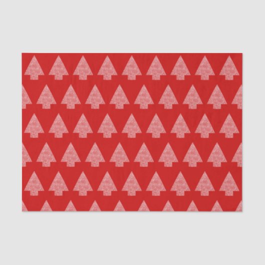 Papier Mousseline Arbre à pin moderne (Recto)