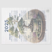 Papier Mousseline Arbre Bonsai 2025 Posé Dans Le Bol (Recto)