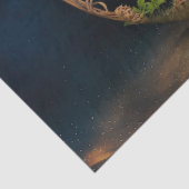 Papier Mousseline Arbre de la déesse de la vie et de la lune (Détail)