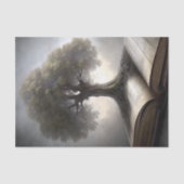 Papier Mousseline Arbre de la page de découpage du livre de connaiss (Recto)