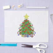 Papier Mousseline Arbre de Noël (Artisanat)