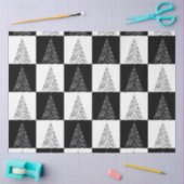 Papier Mousseline Arbre de Noël blanc et élégant (Artisanat)