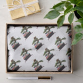 Papier Mousseline Arbre de Noël Bonsai (Cadeau)