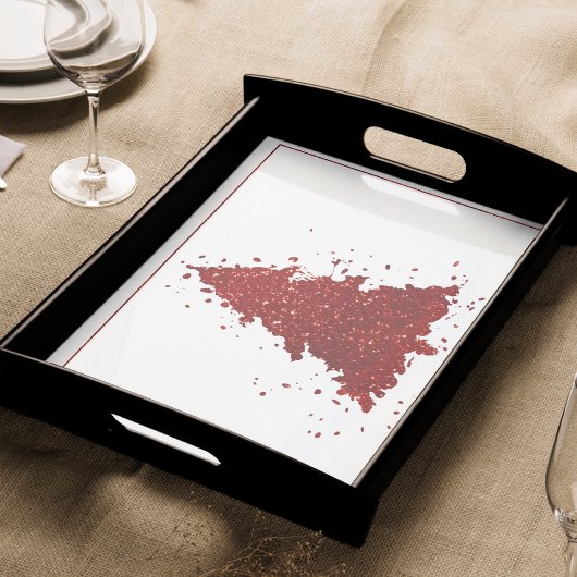 Papier Mousseline Arbre de Noël classique | Festive Rich Crimson Rou