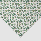 Papier Mousseline Arbre de Noël d'aquarelle papier (Détail)