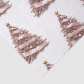 Papier Mousseline Arbre de Noël en or rose (Détail)