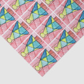 Papier Mousseline Arbre de Noël en verre souillé (Détail)