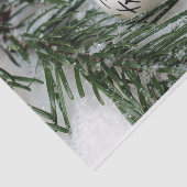 Papier Mousseline Arbre De Noël Et Balle (Détail)