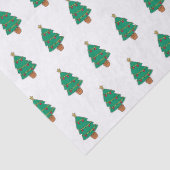 Papier Mousseline Arbre de Noël festif (Détail)