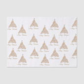 Papier Mousseline Arbre de Noël Gold (Recto)