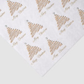 Papier Mousseline Arbre de Noël Gold (Détail)