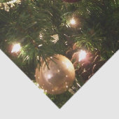 Papier Mousseline Arbre de Noël I Vacances Plutôt vert et rouge (Détail)