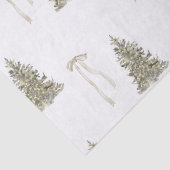 Papier Mousseline Arbre de Noël moderne et Motif arc mignon (Détail)