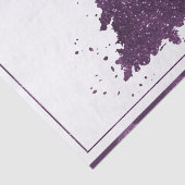 Papier Mousseline Arbre de Noël Moody | Plum profond (Détail)